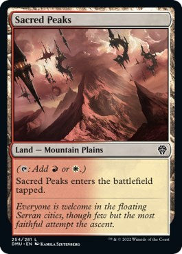 Sacred Peaks - Dominaria United (#254, Land) - Near Mint