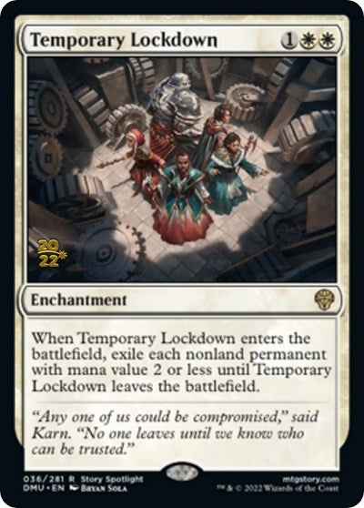 Temporary Lockdown - Prerelease Cards (#36, Rare) - Near Mint