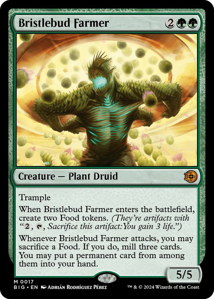 Bristlebud Farmer 17 Outlaws of Thunder Junction: The Big Score MTG Mythic NM