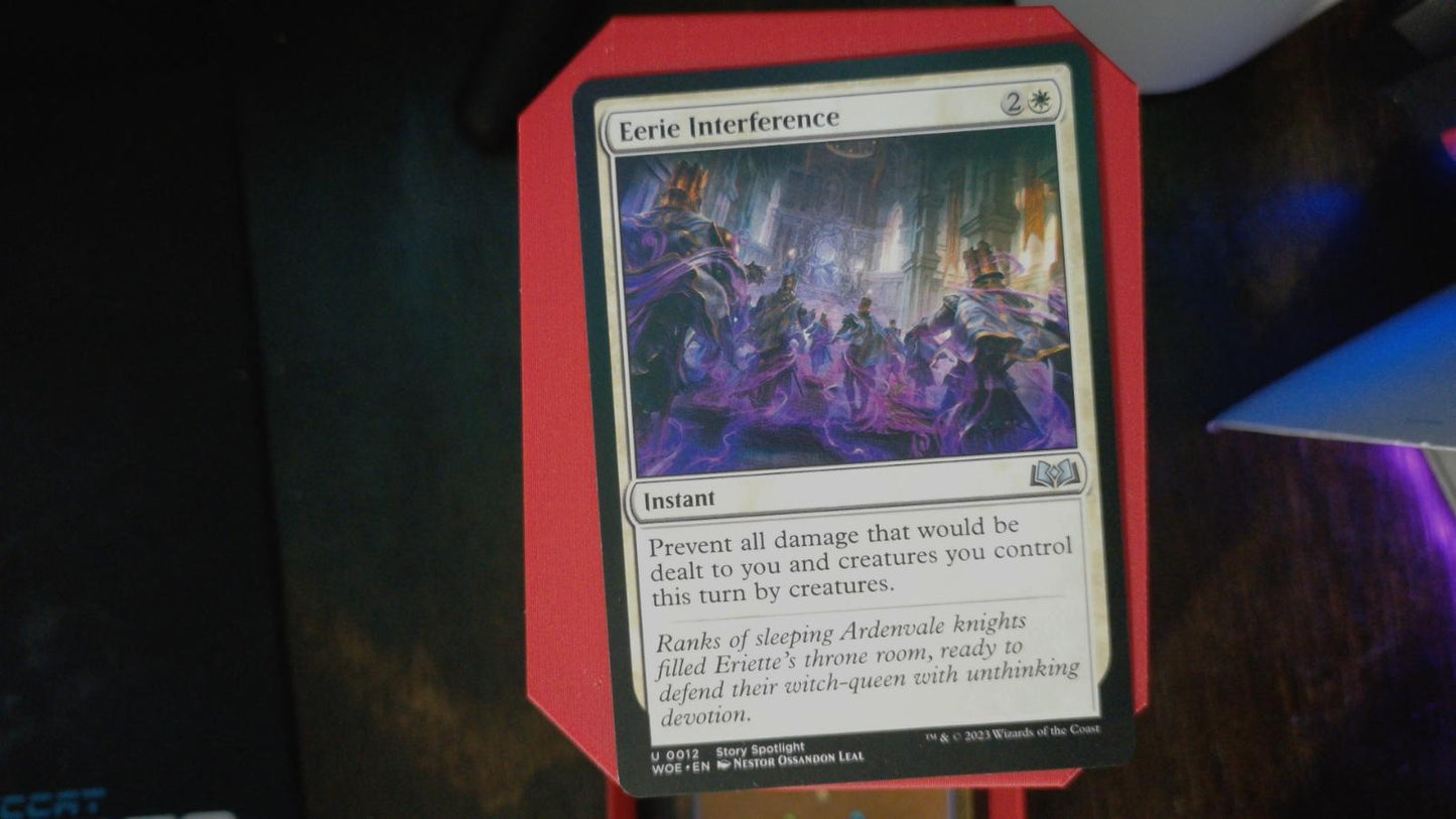 Eerie Interference 12 Wilds of Eldraine MTG UC NM