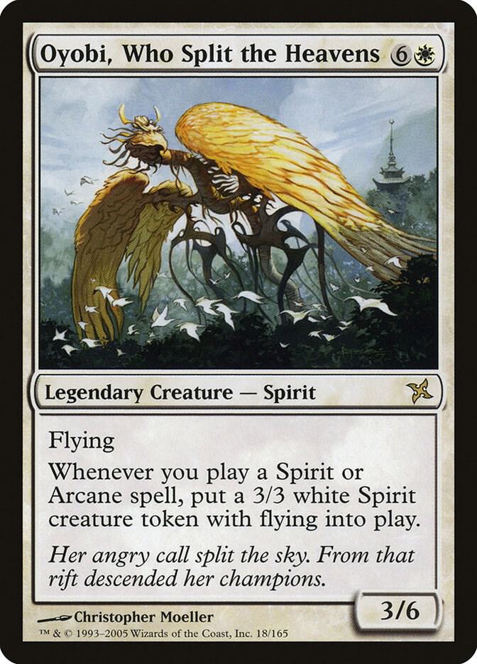 Oyobi, Who Split the Heavens 18 Betrayers of Kamigawa MTG R LP