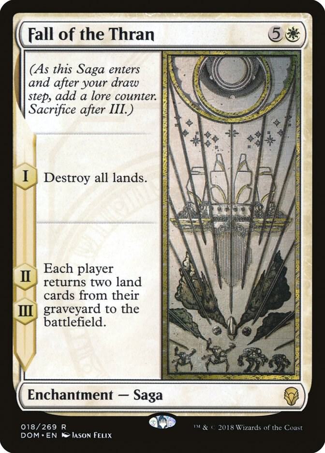 Fall of the Thran 18 Dominaria MTG R NM