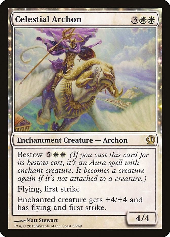 Celestial Archon 3 Theros MTG R Foil LP