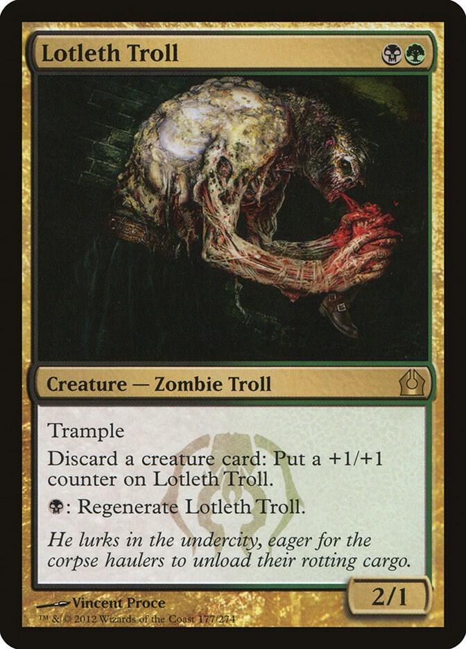 Lotleth Troll 177 Return to Ravnica MTG R NM