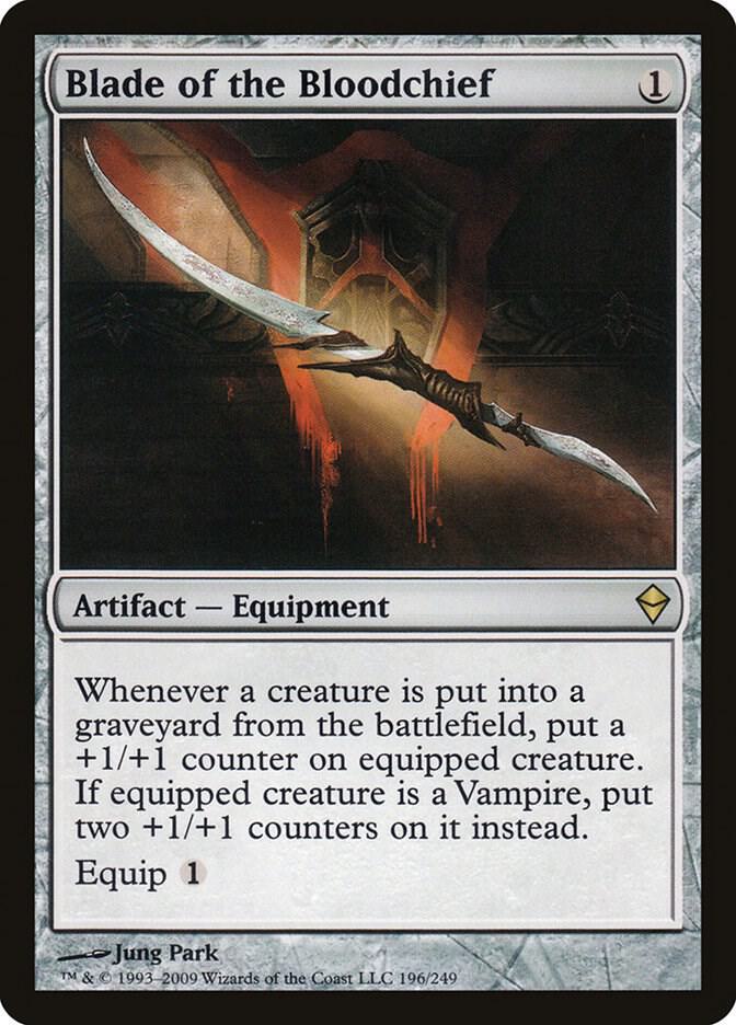 Blade of the Bloodchief 196 Zendikar MTG R LP