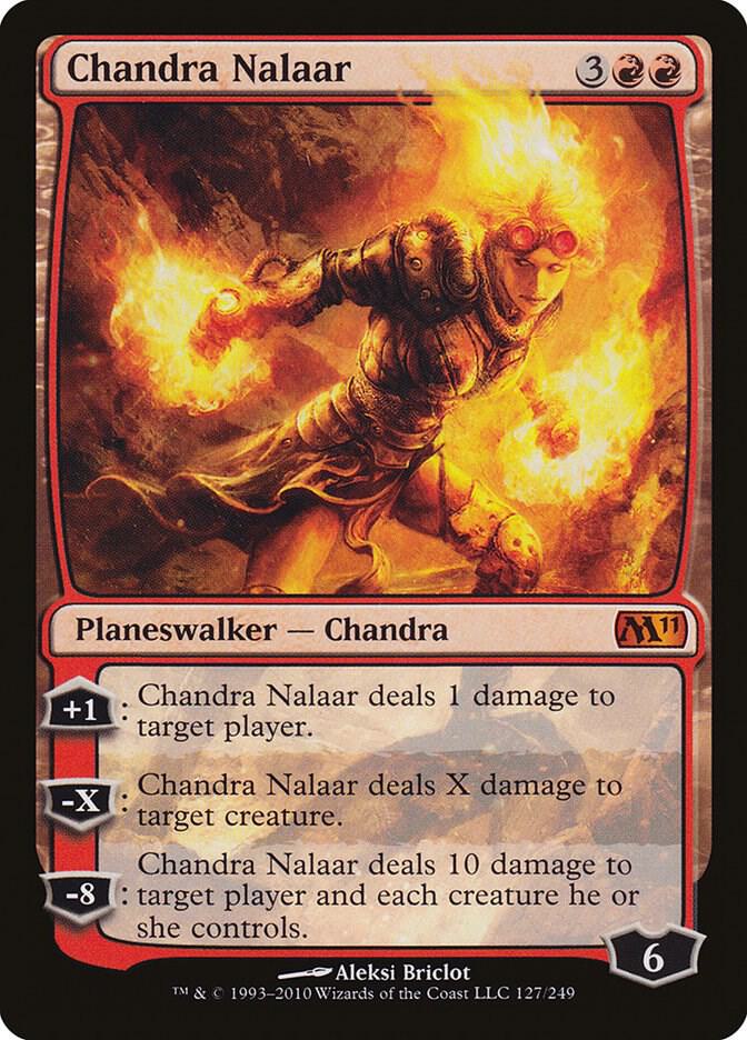 Chandra Nalaar 127 Magic 2011 (M11) MTG Mythic LP