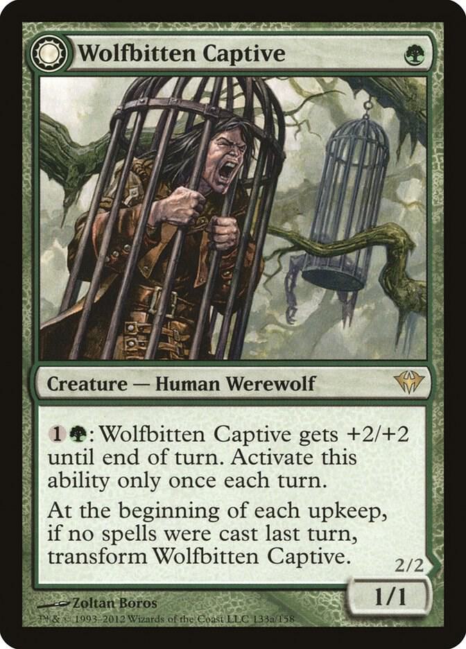 Wolfbitten Captive 133 Dark Ascension MTG R NM