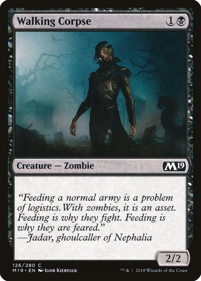 Walking Corpse 126 Core Set 2019 MTG C NM
