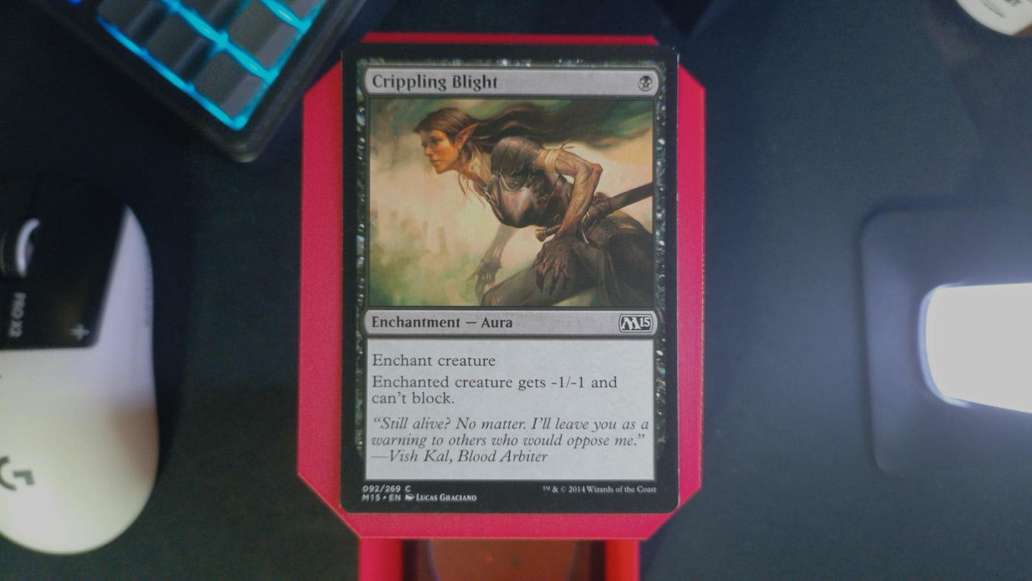 Crippling Blight 92 Magic 2015 (M15) MTG C LP