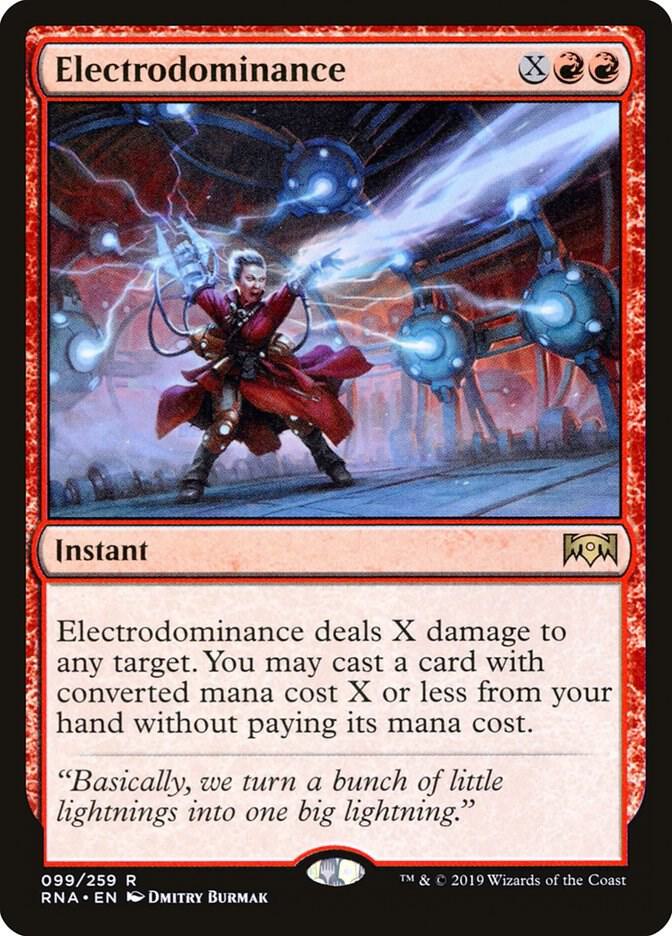 Electrodominance 99 Ravnica Allegiance MTG R NM
