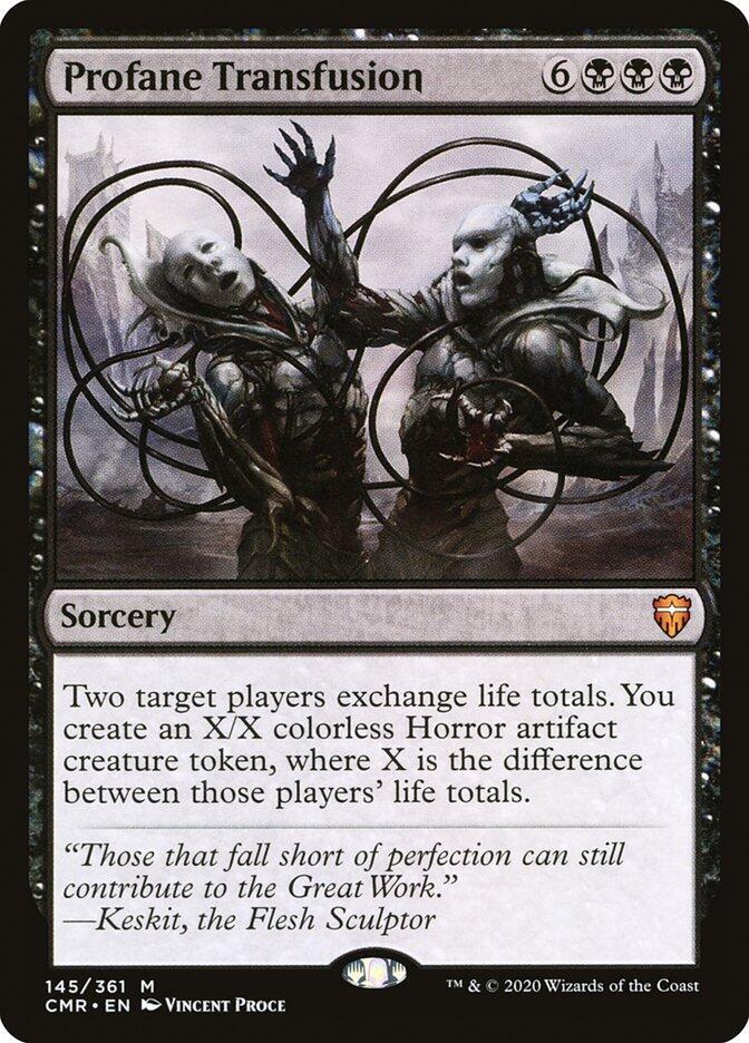 Profane Transfusion 145 Commander Legends MTG Mythic NM