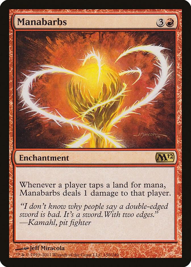 Manabarbs 150 Magic 2012 (M12) MTG R Foil LP