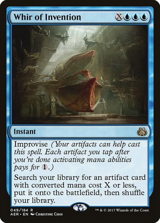 Whir of Invention 49 Aether Revolt MTG R NM