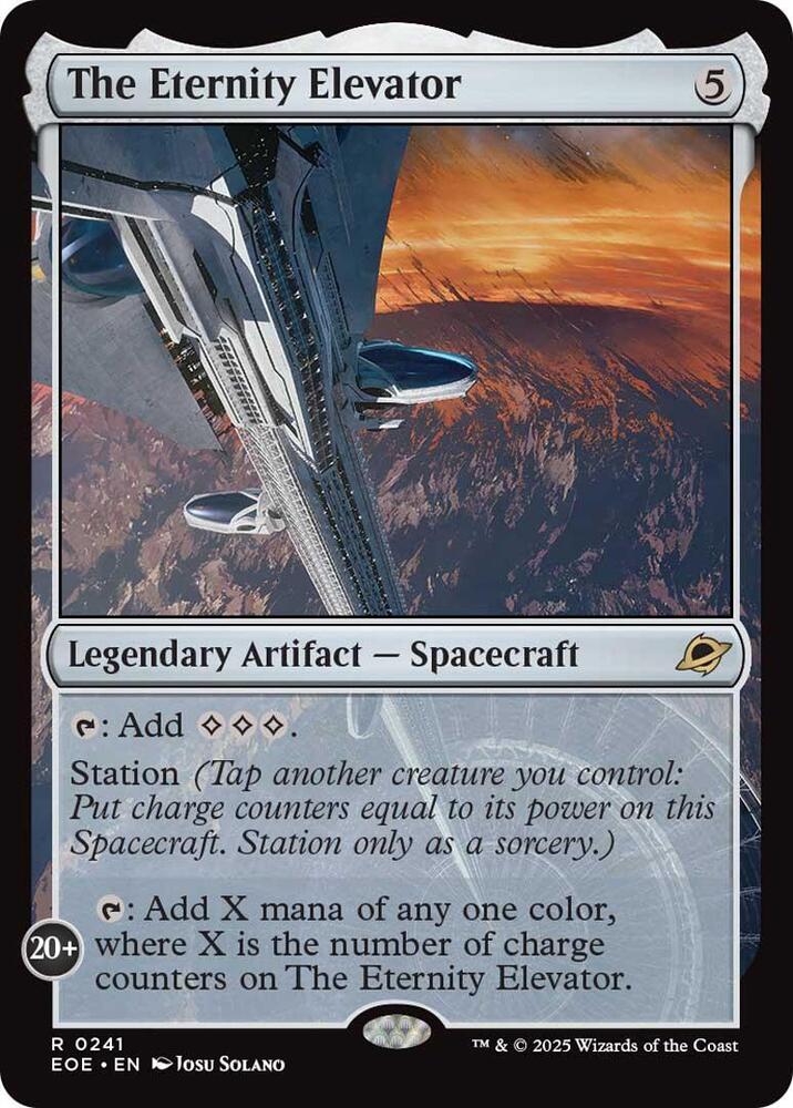 The Eternity Elevator 241 Edge of Eternities MTG R NM