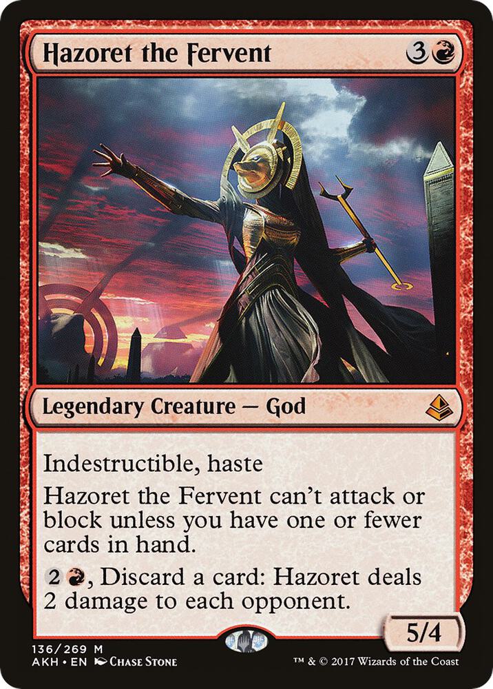 Hazoret the Fervent 136 Amonkhet MTG Mythic NM