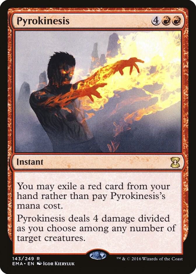 Pyrokinesis 143 Eternal Masters MTG R NM