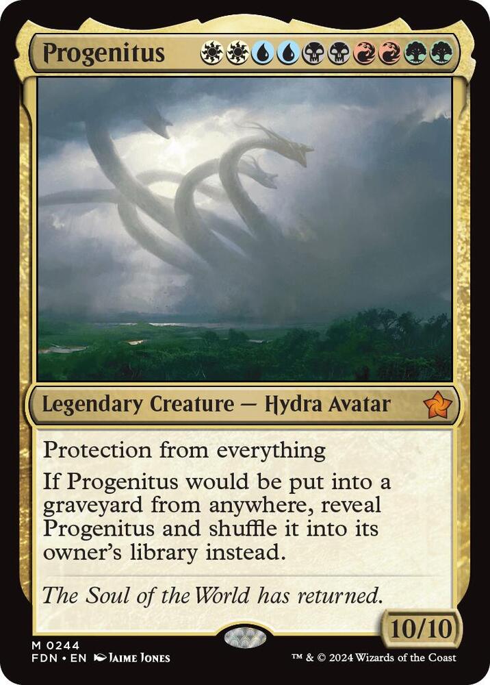 Progenitus 244 Foundations MTG Mythic NM