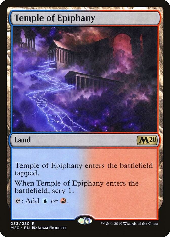 Temple of Epiphany 253 Core Set 2020 MTG R NM