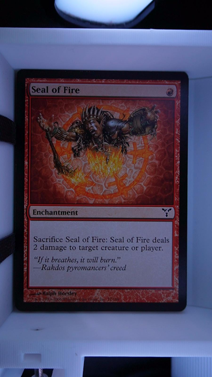 Seal of Fire 71 Dissension MTG C NM