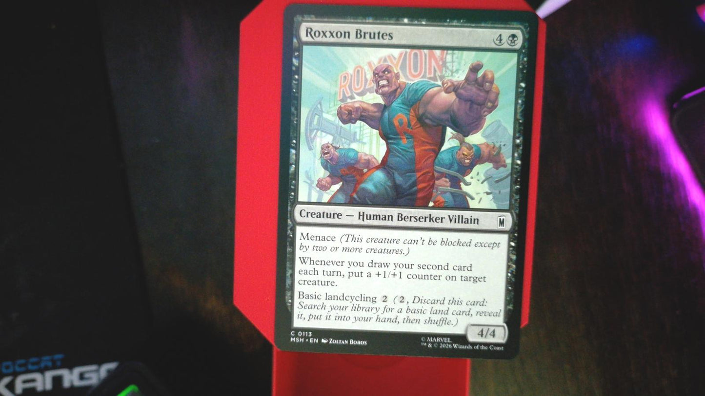 Roxxon Brutes 113 Marvel Super Heroes MTG C NM