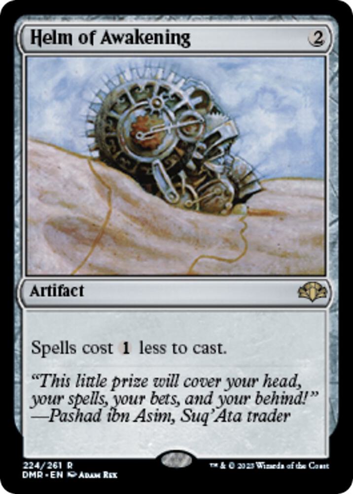 Helm of Awakening 224 Dominaria Remastered MTG R NM