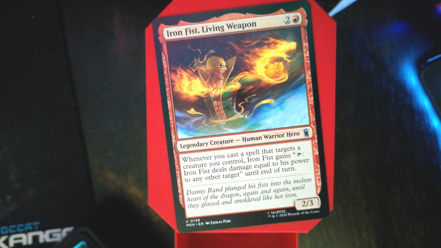 Iron Fist, Living Weapon 138 Marvel Super Heroes MTG UC NM
