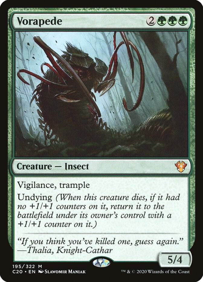 Vorapede 195 Commander 2020 MTG Mythic NM