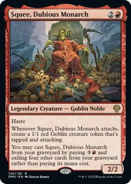 Squee, Dubious Monarch 146 Dominaria United MTG R NM