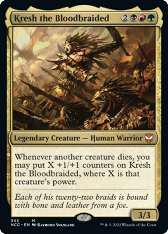 Kresh the Bloodbraided 345 Commander: Streets of New Capenna MTG Mythic NM