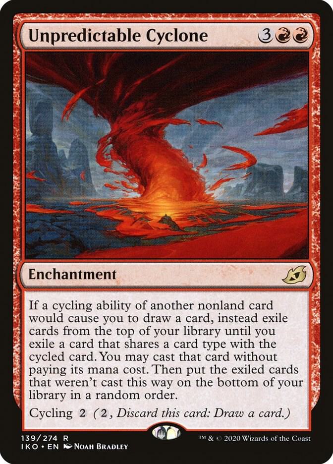 Unpredictable Cyclone 139 Ikoria: Lair of Behemoths MTG R NM