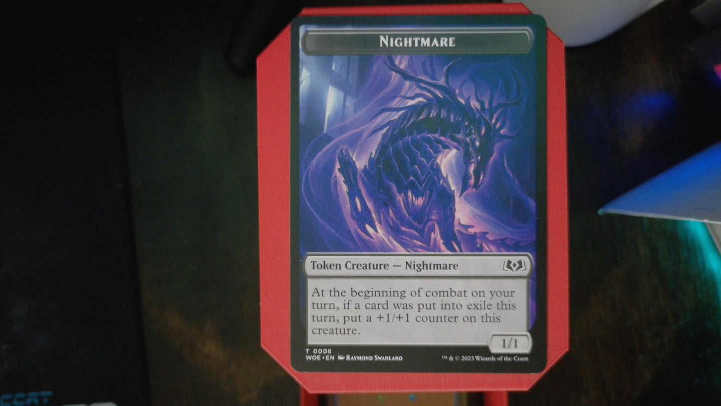Nightmare Token 6 Wilds of Eldraine MTG Token NM