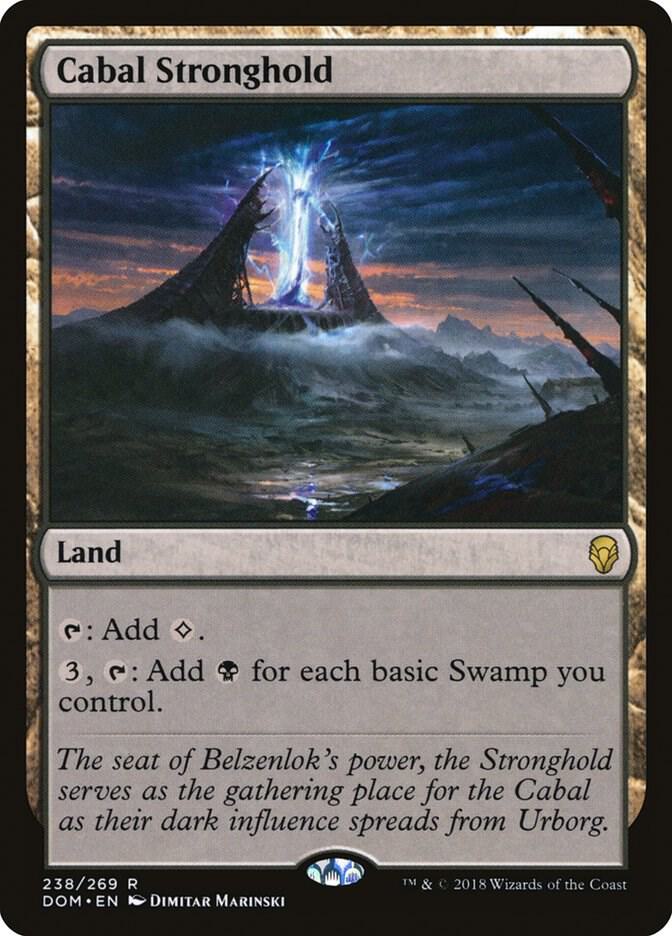 Cabal Stronghold 238 Dominaria MTG R NM