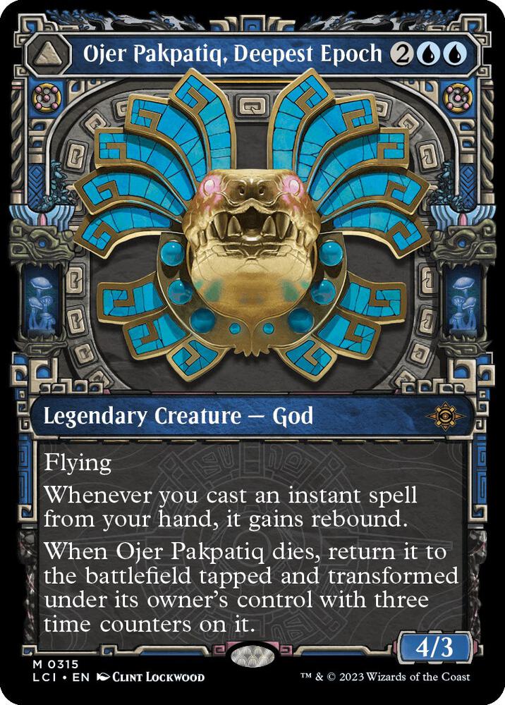 Ojer Pakpatiq, Deepest Epoch Showcase 315 The Lost Caverns of Ixalan MTG Foil NM
