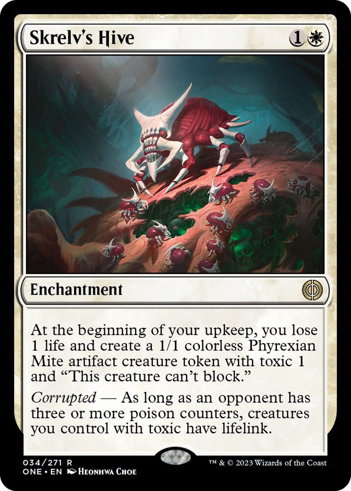 Skrelv's Hive 34 Phyrexia: All Will Be One MTG R Foil NM