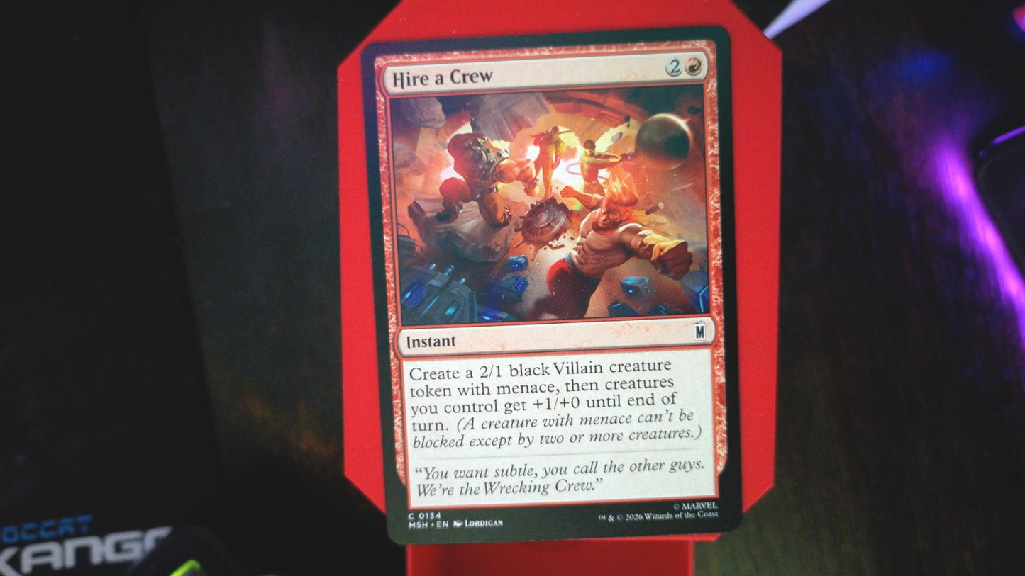 Hire a Crew 134 Marvel Super Heroes MTG C NM