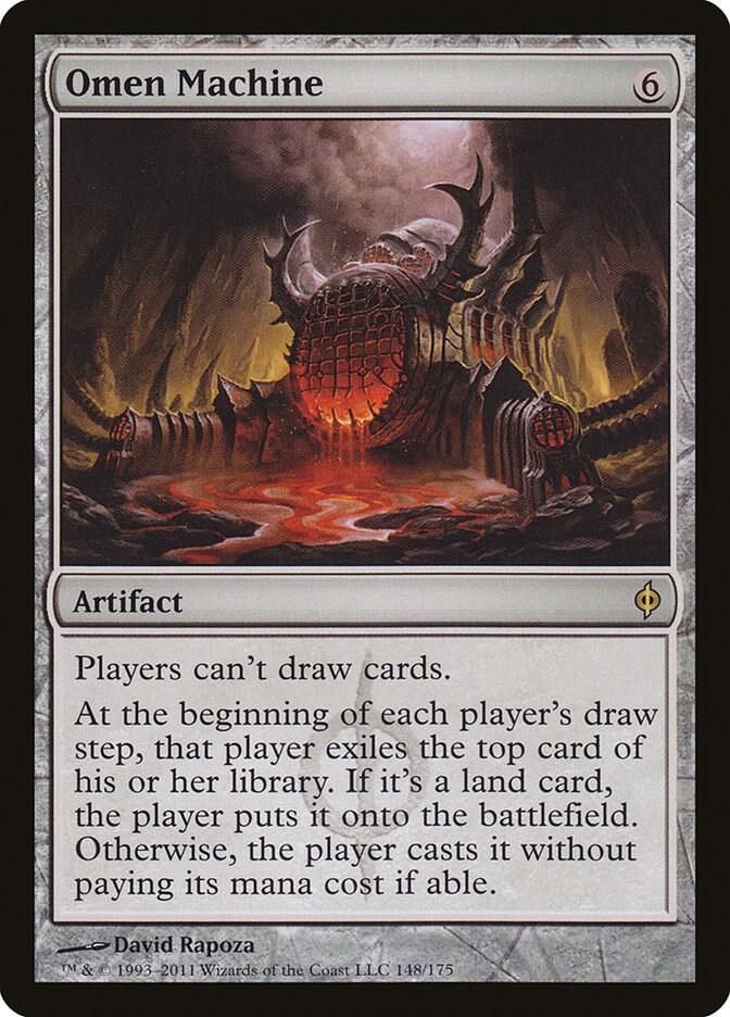 Omen Machine 148 New Phyrexia MTG R Foil MP