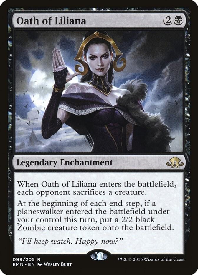 Oath of Liliana 99 Eldritch Moon MTG R NM
