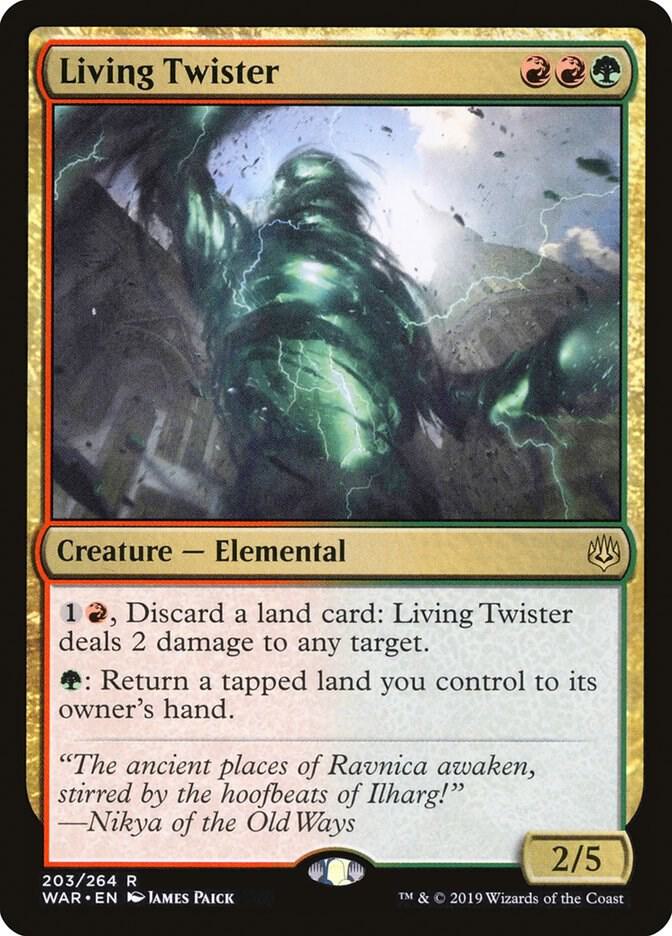 Living Twister 203 War of the Spark MTG R NM