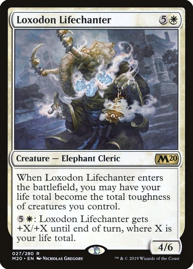 Loxodon Lifechanter 27 Core Set 2020 MTG R NM