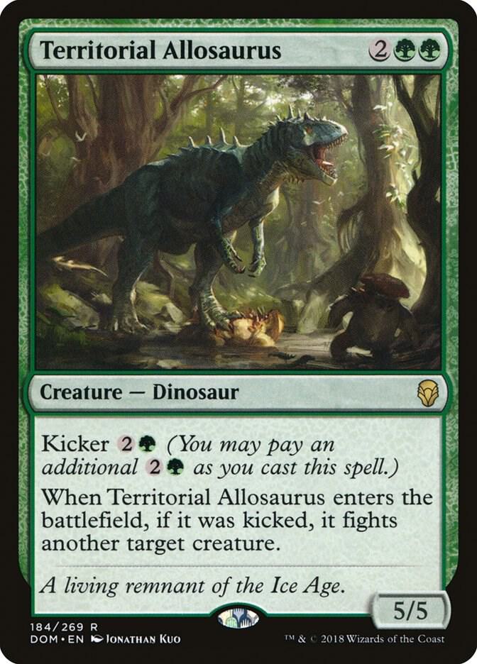 Territorial Allosaurus 184 Dominaria MTG R NM