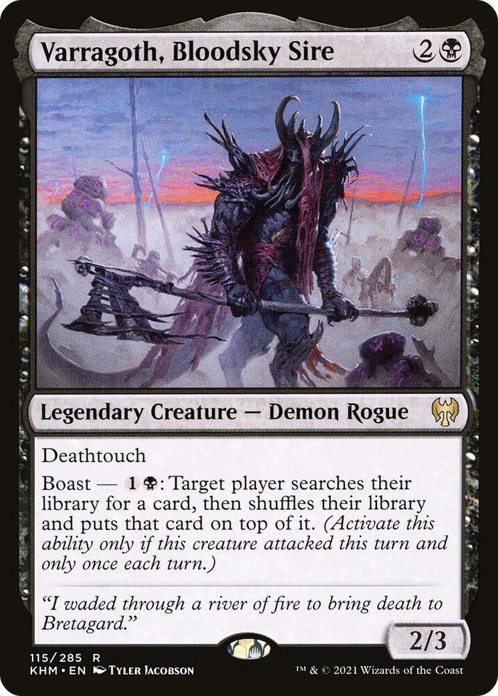 Varragoth, Bloodsky Sire 115 Kaldheim MTG R NM