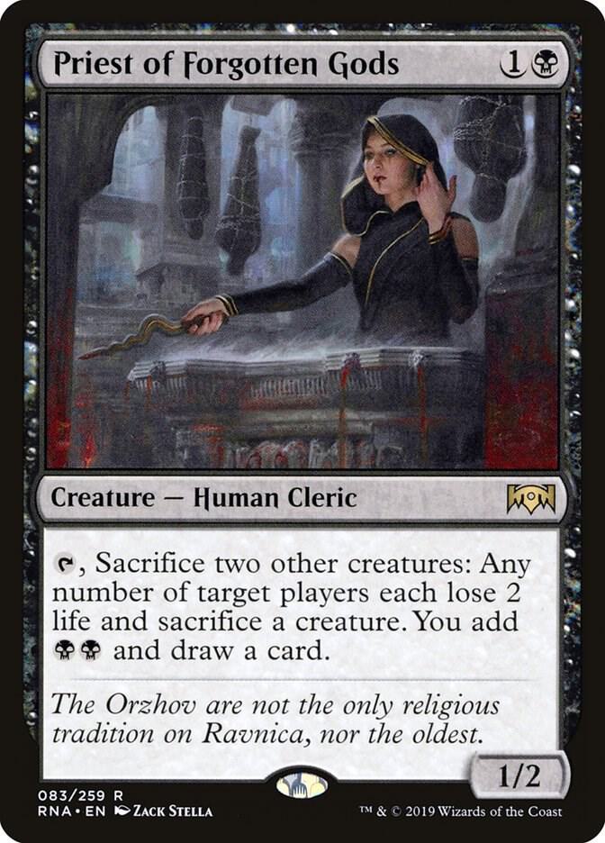 Priest of Forgotten Gods 83 Ravnica Allegiance MTG R NM