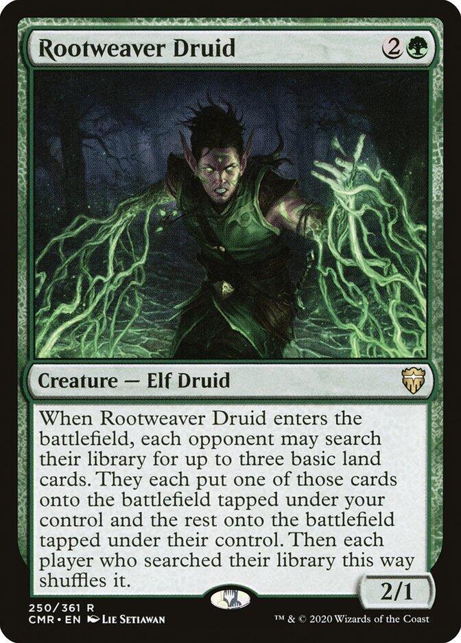 Rootweaver Druid 250 Commander Legends MTG R NM