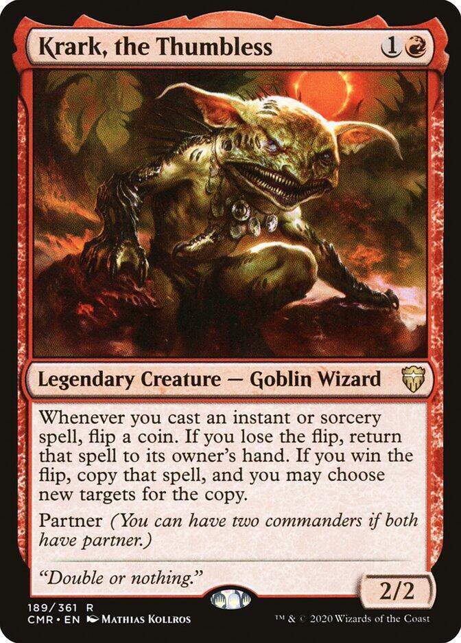 Krark, the Thumbless 189 Commander Legends MTG R NM