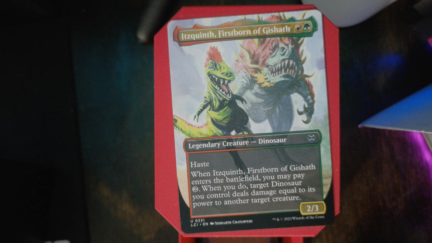 Itzquinth, Firstborn of Gishath Borderless 331 The Lost Caverns of Ixalan MTG NM