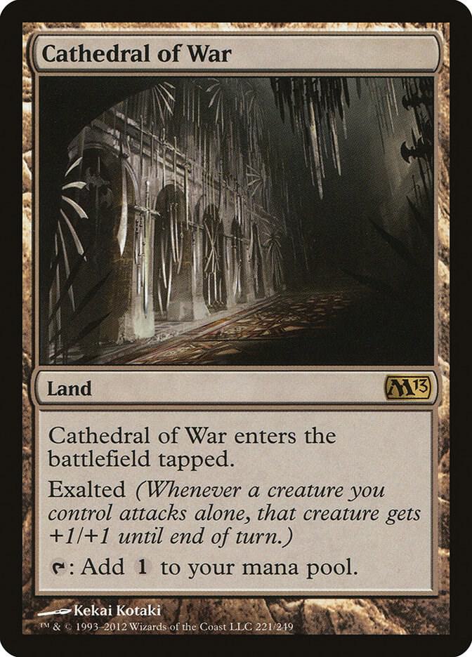 Cathedral of War 221 Magic 2013 (M13) MTG R NM