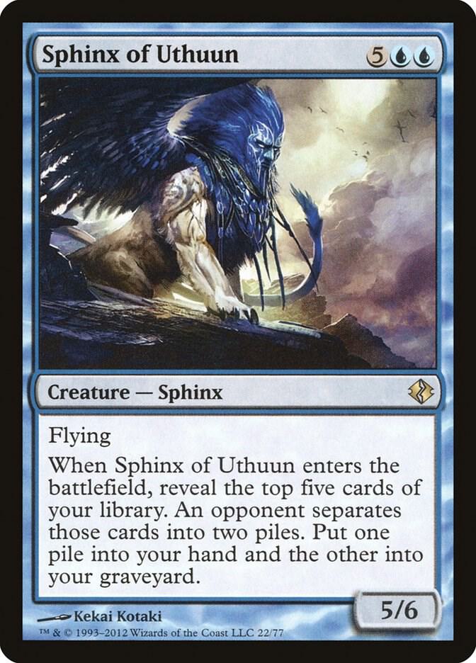Sphinx of Uthuun 22 Duel Decks: Venser vs. Koth MTG R LP