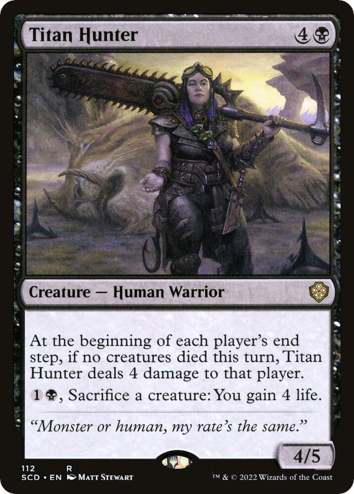 Titan Hunter 112 Starter Commander Decks MTG R NM