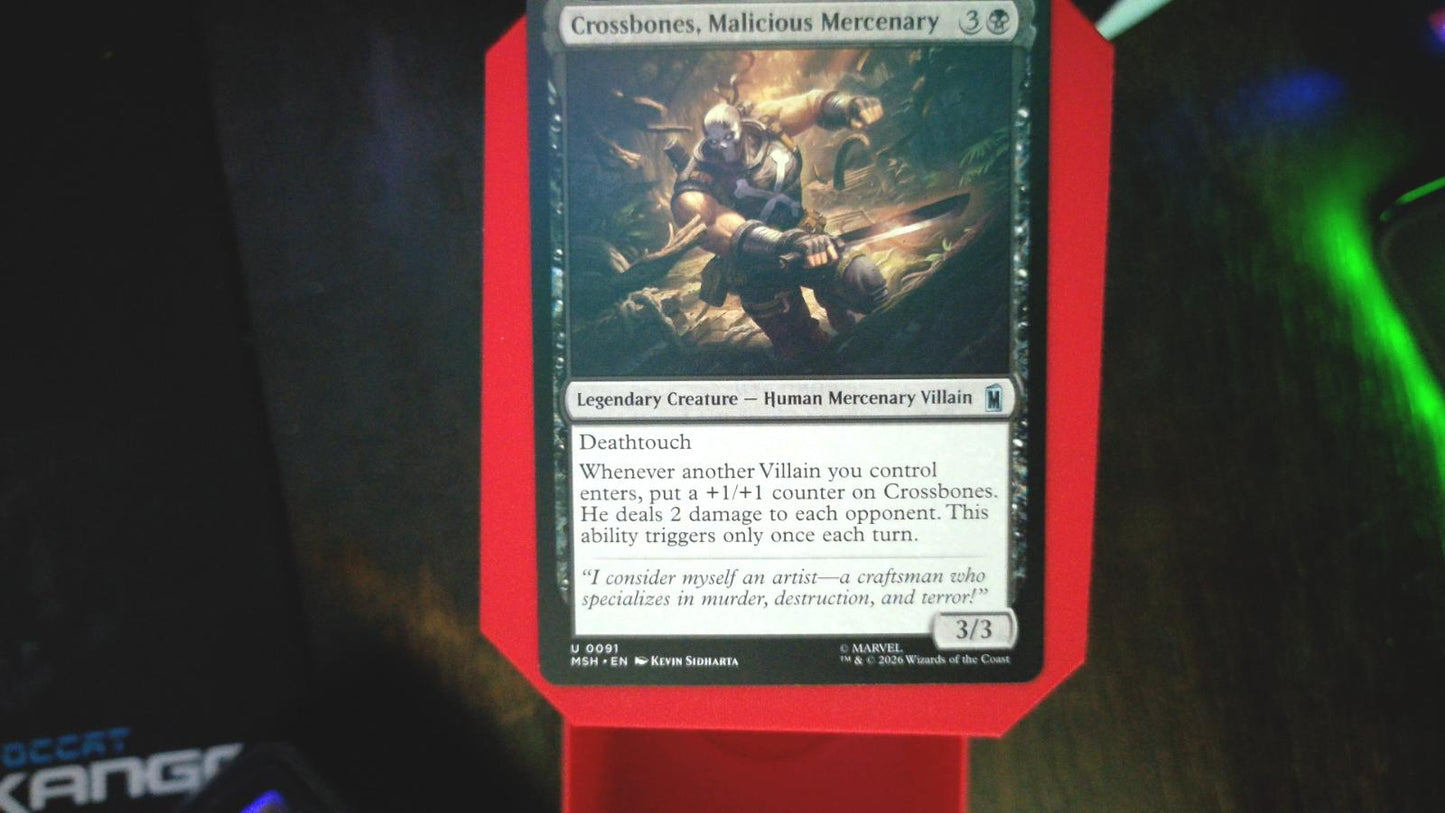 Crossbones, Malicious Mercenary 91 Marvel Super Heroes MTG UC NM