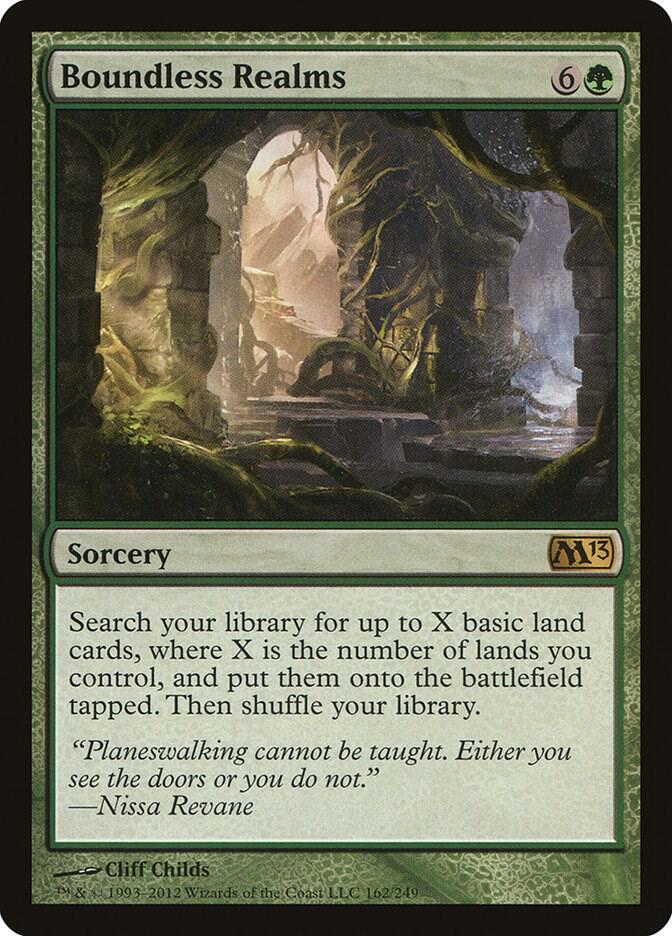 Boundless Realms 162 Magic 2013 (M13) MTG R LP